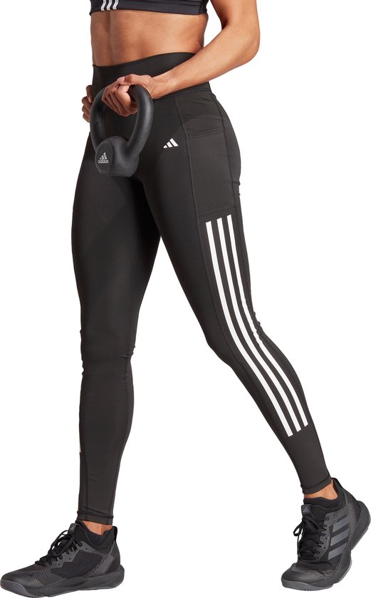 Adidas Performance Optime 3-Stripes Lange Legging - Dames