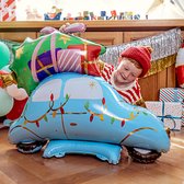 Partydeco - Folieballon Christmas Car 102 x 100 cm