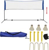 vidaXL - Badminton - net - met - shuttles - 300x155 - cm