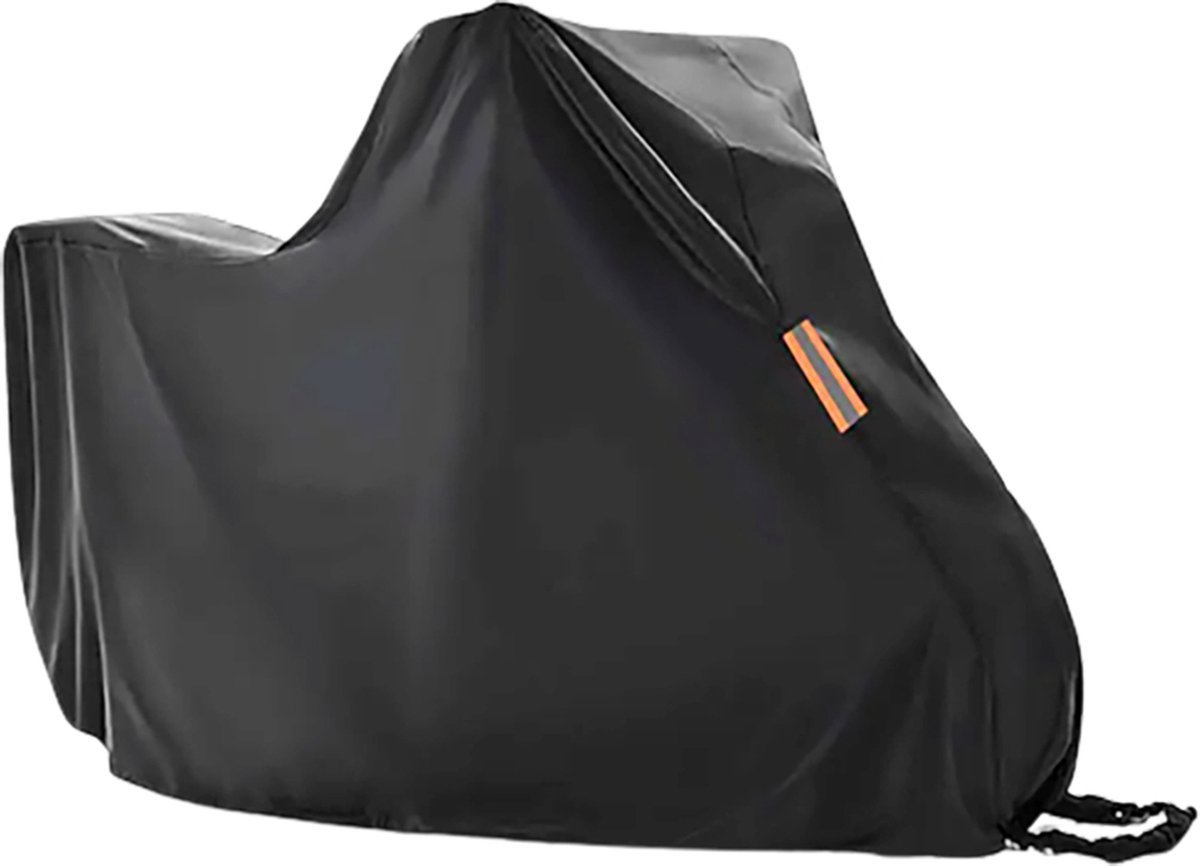 Lightyourbike ® SHIELD - Scooterhoes & Motorhoes - Maat XXL - Waterdicht - Incl. Opbergzak