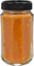 1x Bocaux à conserves/ bocaux de conservation avec couvercle à vis 320 ml en verre - Bocaux Mason - Pots à confiture