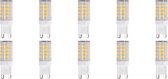 LED Lamp 10 Pack - Igia - G9 Fitting - 3.5W - Helder/Koud Wit 6500K | Vervangt 30W