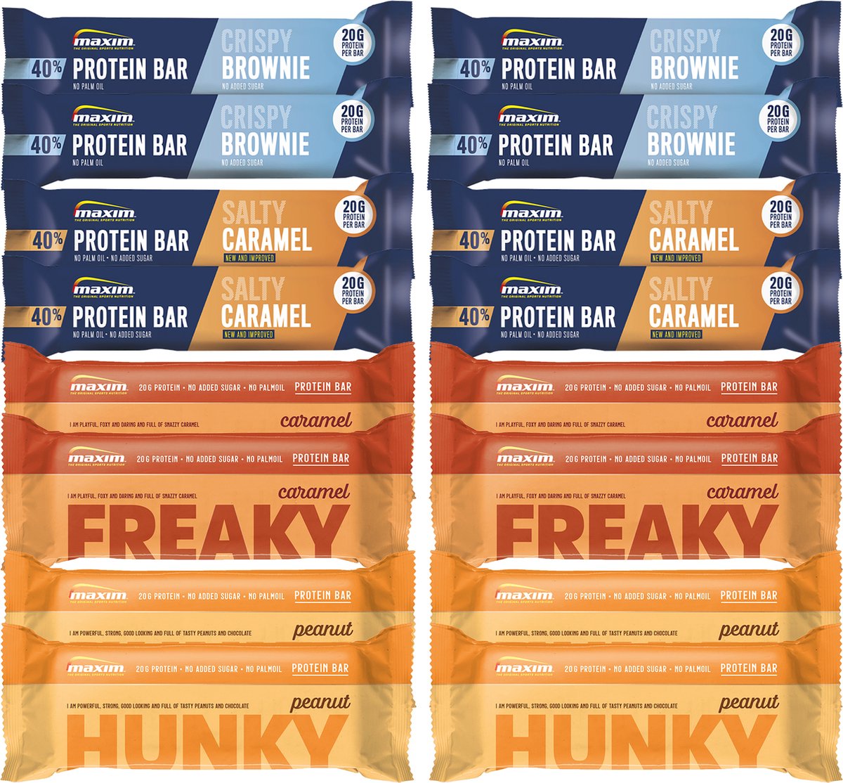 Maxim Pro Energy Bar Banana/Chocolate 2 displays - 15 x 56g