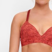 LingaDore Voorgevormde Triangel Bikini Top - 7103TB - Zebra print - 40C