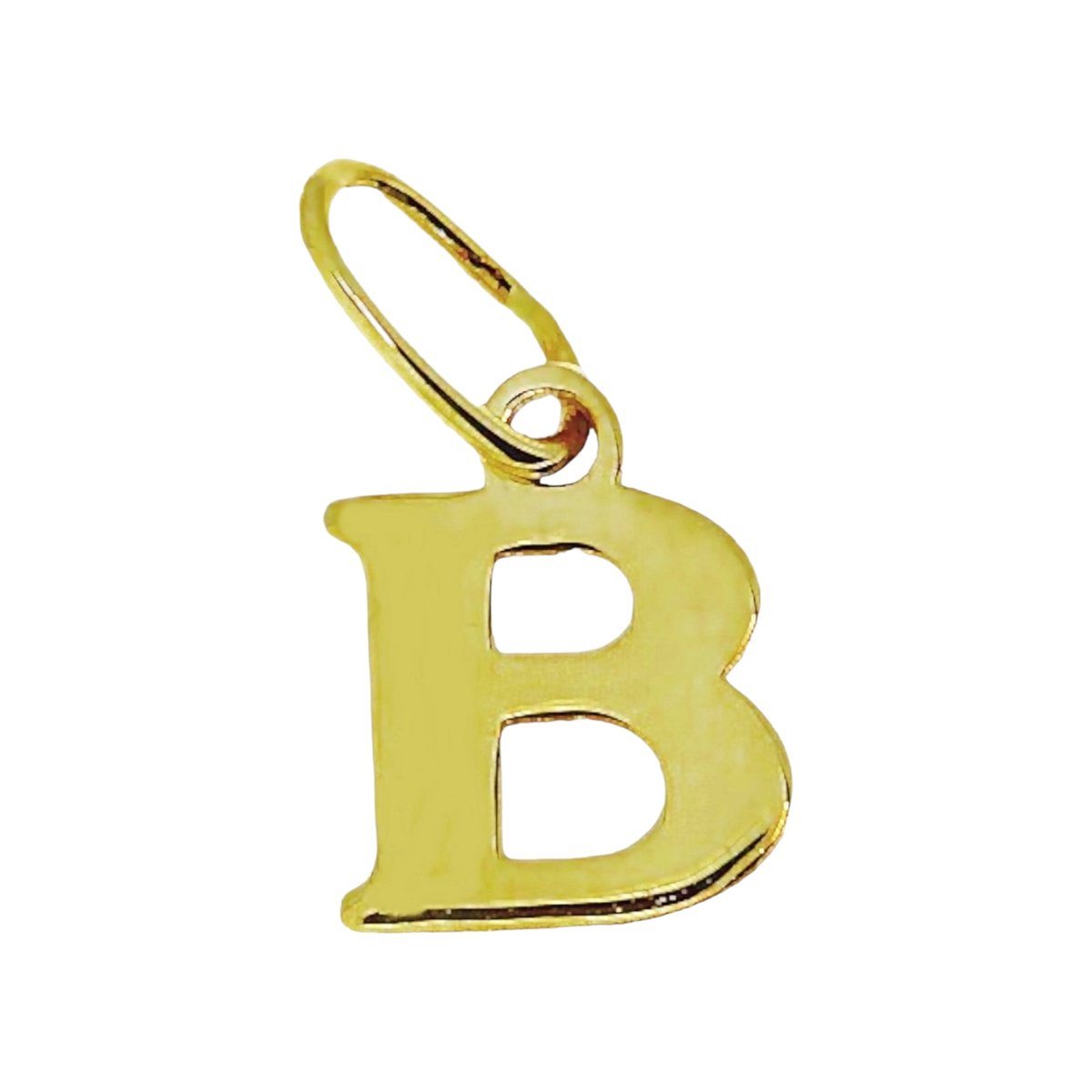 Goud Hanger Letter B 14 karaats