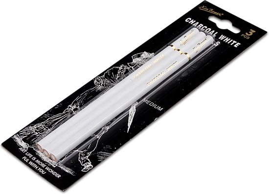 Crayons Fusains Wit - 3 pièces