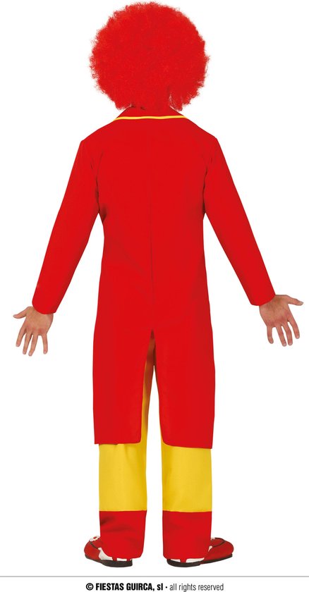 Fiestas Guirca Déguisements Guirca Clown Homme Rouge / jaune Taille 52-54