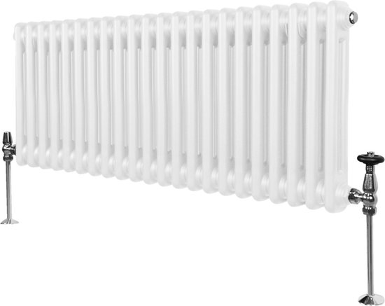 Traditionele 2 Kolom Radiator - 300 x 1012mm - Wit | bol