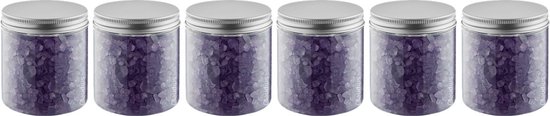 Claudius Badzout Lavendel - 300 gram - Pot met aluminium deksel - Set van 6 stuks