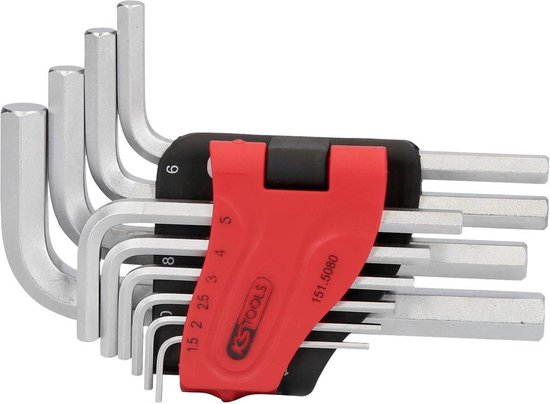 KS Tools 151.5080 Inbus Haakse schroevendraaierset