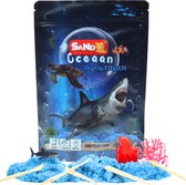 Sand mania - Kinetisch zand - Oceaan thema - 500 gram- Blauw kinetisch zand - Magic sand - Magisch zand - Speelzand - Sensorisch speelgoed – Montessori