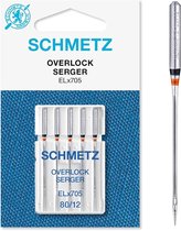Schmetz overlocknaalden EL x 705, dikte 80/12