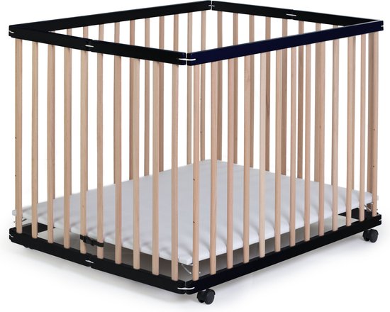 Geuther Leon babybox – opvouwbaar – verstelbare bodem – 110×80 cm