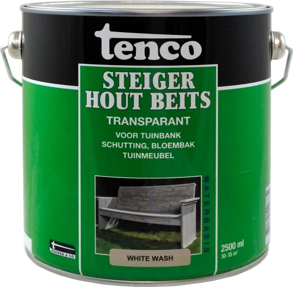 Tenco Steigerhoutbeits White Wash 2,5 liter – foto 2