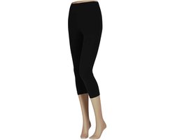 Foto: Katoenen dames legging capri zwart l xl legging dames katoen legging dames volwassenen legging katoen