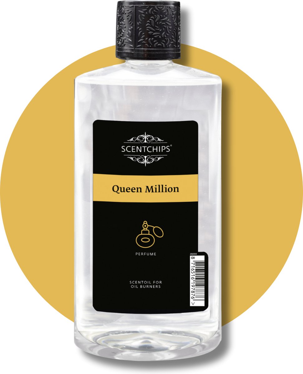 Goedkoopste Scentchips® Queen Million - Geurolie Voor Oliebrander - Parfum Olie - Geurolie Voor Lampenolie - Geurlamp Olie - 475ml