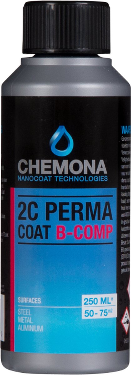 Chemona Nano 2C Perma Coat Gloss - Onderhoud & Bescherming 250mL - 10 Jaar Corrosiewering & Bescherming voor Trespa, Gevelbekleding, Staal & Gepoedercoate Oppervlakken - Herstelt Originele Kleur en beschermt Oppervlakten.
