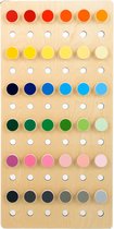 Colored Pegs board - Leea's Tower accessoire - XL - montessori kleuren bord - cognitieve ontwikkeling - spelen en leren