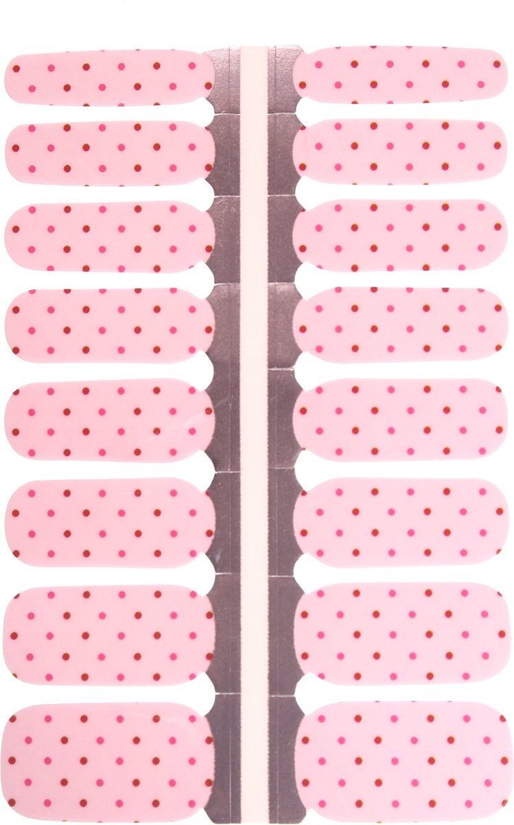 Goedkoopste YellowSnails - Nagel Wraps - Polkadot Pink - Nagel Stickers - Nagel Folie - Nail Wraps - Nail Stickers - Nail Art - Nail Foil