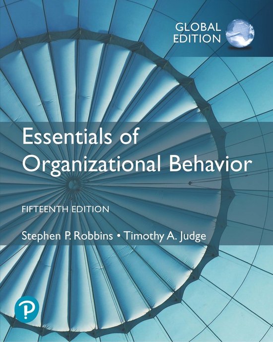 Essentials of Organizational Behaviour, Global Edition - cover