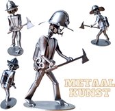 Art métallique, statue de pompier, cadeau unique, meilleur cadeau, pompiers,