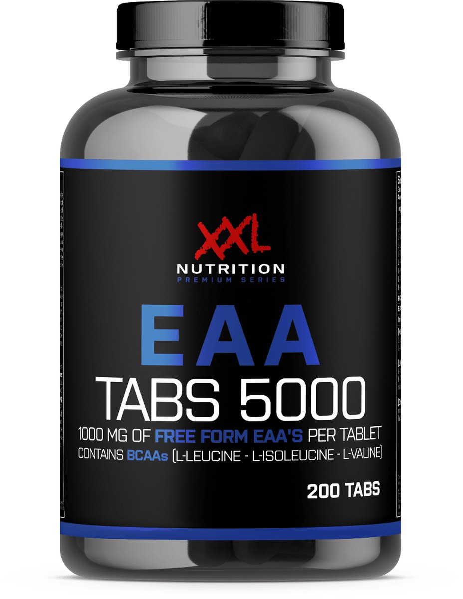 Goedkoopste XXL Nutrition - EAA (Essential Amino) Tabs 5000 - Essentiële Aminozuren - 200 Tabletten