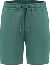 Ballin Amsterdam - Heren Regular fit Shorts Sweat - Faded Green - Maat XS