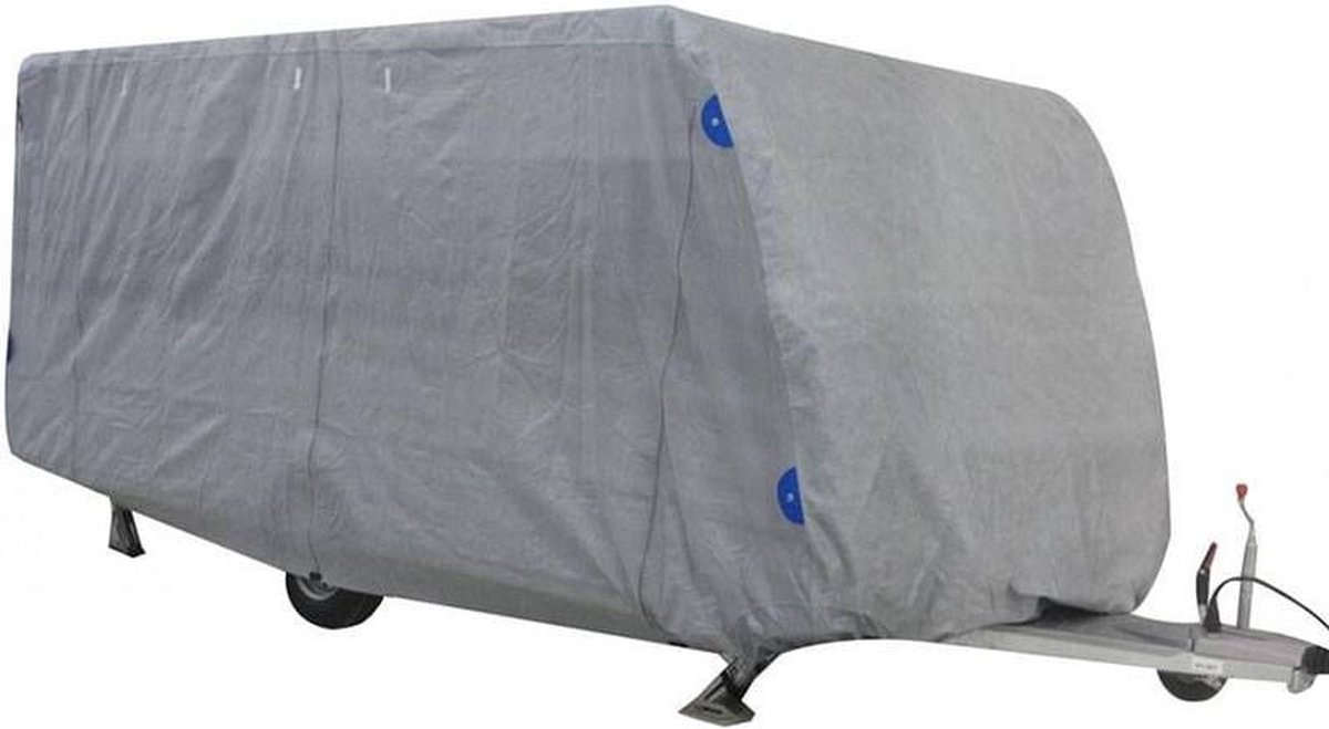 Caravan Beschermhoes - Maat XL - (L)670 x (B)250 x (H)220 cm - Optimale Bescherming voor Binnen- en Buitenstalling tegen Vuil en Stof