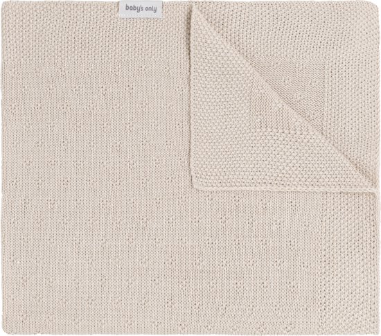 Baby's Only Gebreide ledikantdeken - Baby deken Mood - Dekentje voor jongens en meisjes - Warm Linen - 100x135 cm