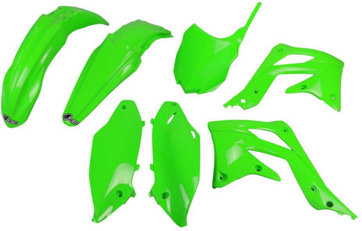 Ufo Kawasaki Kxf 450 2013-2015 Kakit220-026 Plastic Set Groen