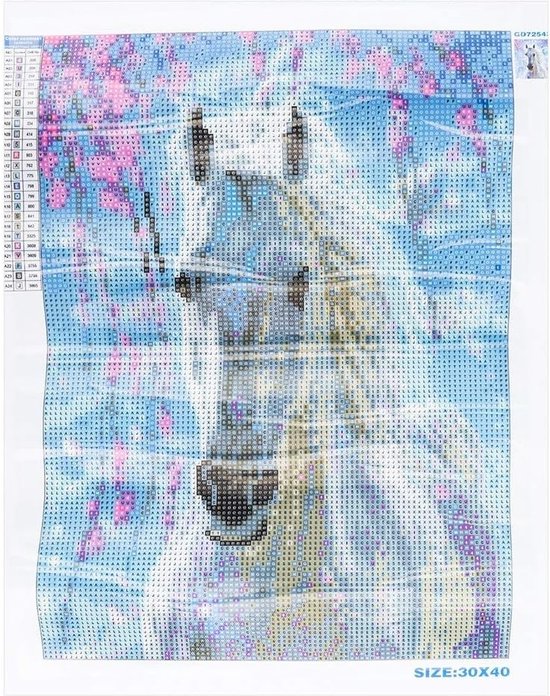 Pracht Creatives Hobby Diamond Painting Set, Tableau Avec Motif Ferme Et Accessoires, Set De Bricolage Pour Peindre Avec Des Pierres Scintillantes, Pour Enfants à Partir De 5 Ans