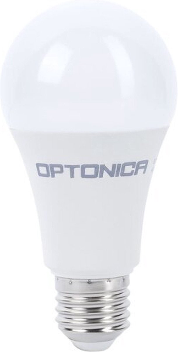 Optonica LED Lamp A60 E27 - 14W (vervangt 115W) - 1380lm - 4500K Neutraal Wit - 230V - Ø65mm - Energiezuinig