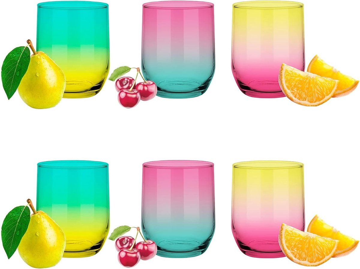 6 stuks longdrinkglazen waterglazen cocktailglazen perfect voor thuis restaurants en feesten klassieke vorm