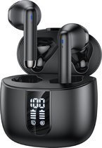 Bol.com Draadloze oordopjes - Bluetooth oordopjes - Earpods - Draadloze oortjes - Geschikt voor elke smartphone en laptop aanbieding
