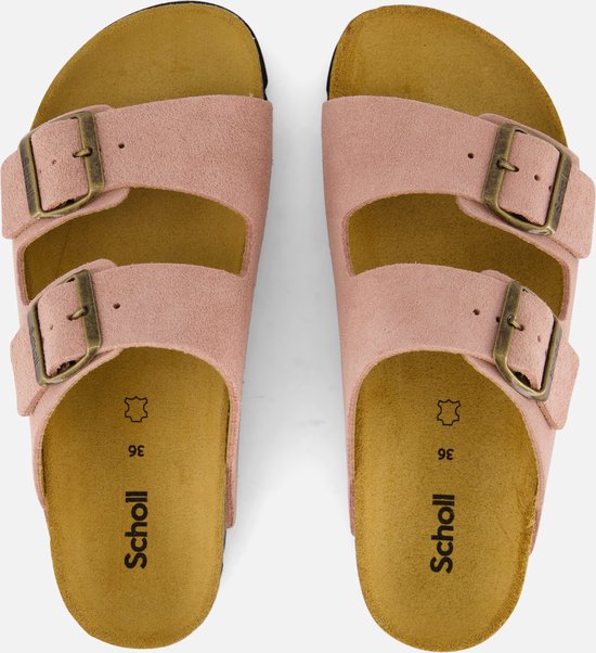 Sandales pour femmes Scholl Josephine en daim rose - Pointure 42