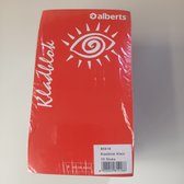10 x Kladblok Alberts Budget Klein 80418 Blanco 11.5x19.8cm