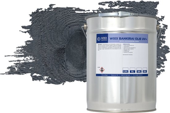 Wixx Bankirai Olie UV+ - 2.5L - Zwart