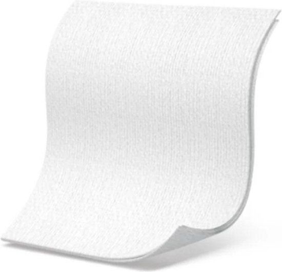 Leukoplast Compress Non-Woven Kompres 5 x 5 CM (100 stuks) Leukoplast - Wit - 2/3 viscose en 1/3 polyester - Ademend, huidvriendelijk, verminderd risico op verkleving