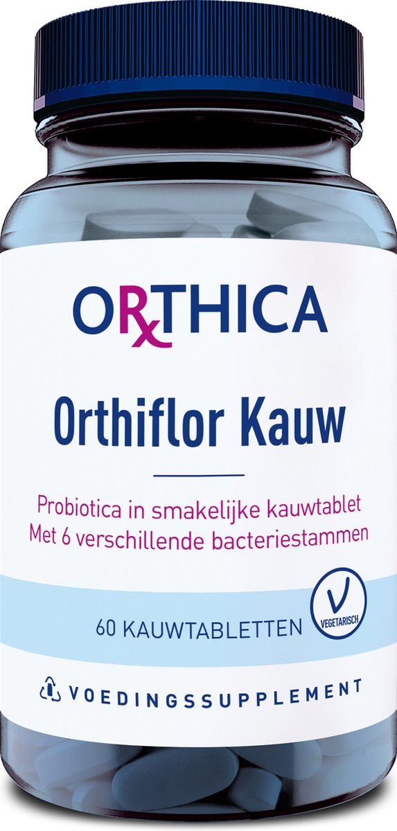 Goedkoopste Orthica Orthiflor Kauw - biotica met vitamine D3 - 60 kauwtabletten