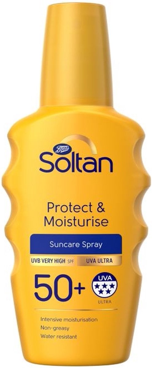 Soltan Zonnebrand Spray Protect & Moisturise SPF50+ 200ml