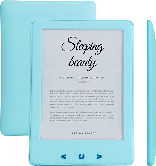 Ereader Backlight Silvergear eReader 6 inch - Backlight - 17H Schermtijd - 4GB - Blauw | bol