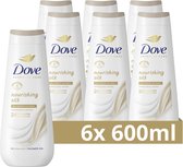 Dove Advanced Care Verzorgende Douchegel - Nourishing Silk - 24-uur lang effectieve hydratatie - 6 x 600 ml