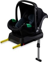 Kinderkraft MINK PRO I-size + Isofix Base - Autostoeltje 40-75 cm - vanaf de geboorte - Zwart