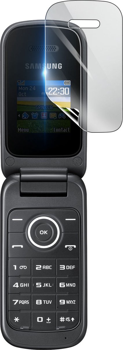 3mk, Geschikt voor Samsung E1190, Schokbestendige Hydrogel Screenprotector, Transparant