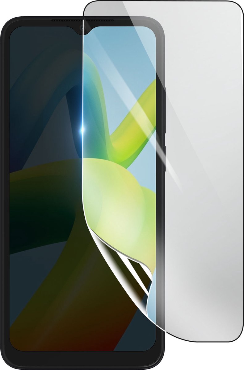 3mk, Geschikt voor Xiaomi Redmi A1, Schokbestendige Hydrogel Screenprotector, Transparant
