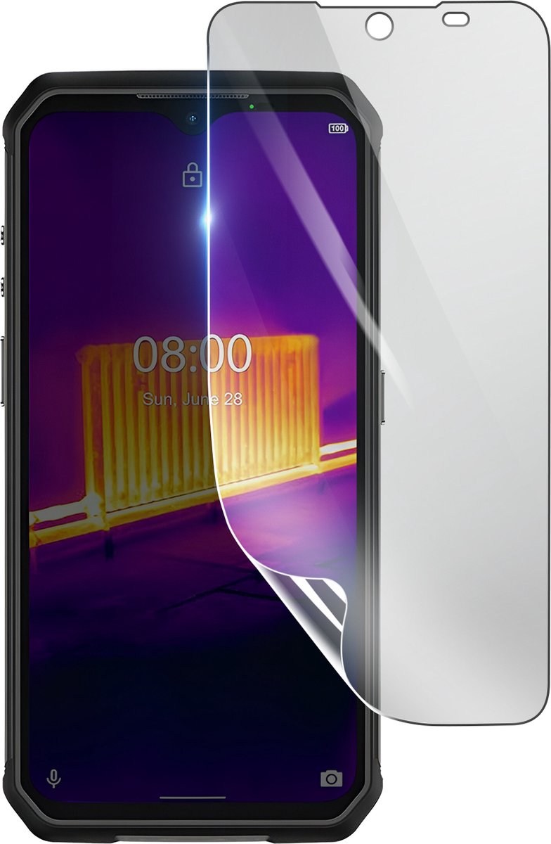 3mk, Geschikt voor Ulefone Armor 9, Schokbestendige Hydrogel Screenprotector, Transparant