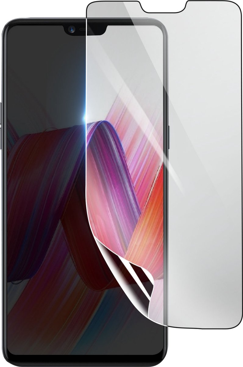 3mk, Geschikt voor Oppo R15 Pro, Schokbestendige Hydrogel Screenprotector, Transparant