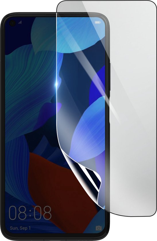 Coque silicone gel fine 360 integrale (avant et arriere) pour Huawei Nova 5T + film ecran - TRANSPARENT - Téléphonie