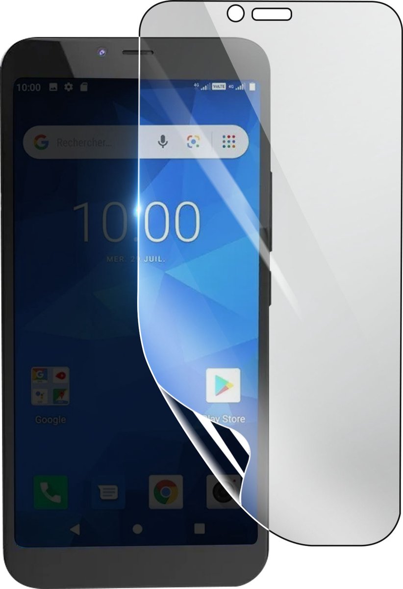 3mk, Geschikt voor Konrow Easy 55, Schokbestendige Hydrogel Screenprotector, Transparant