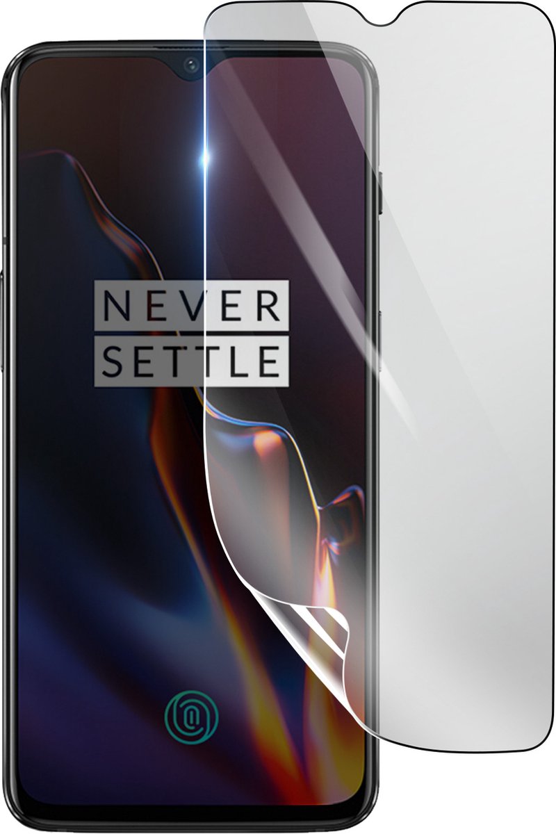 3mk, Geschikt voor Oneplus 6T, Schokbestendige Hydrogel Screenprotector, Transparant